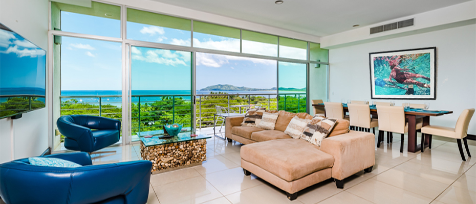 Tamarindow Beach Ocean View Living Room